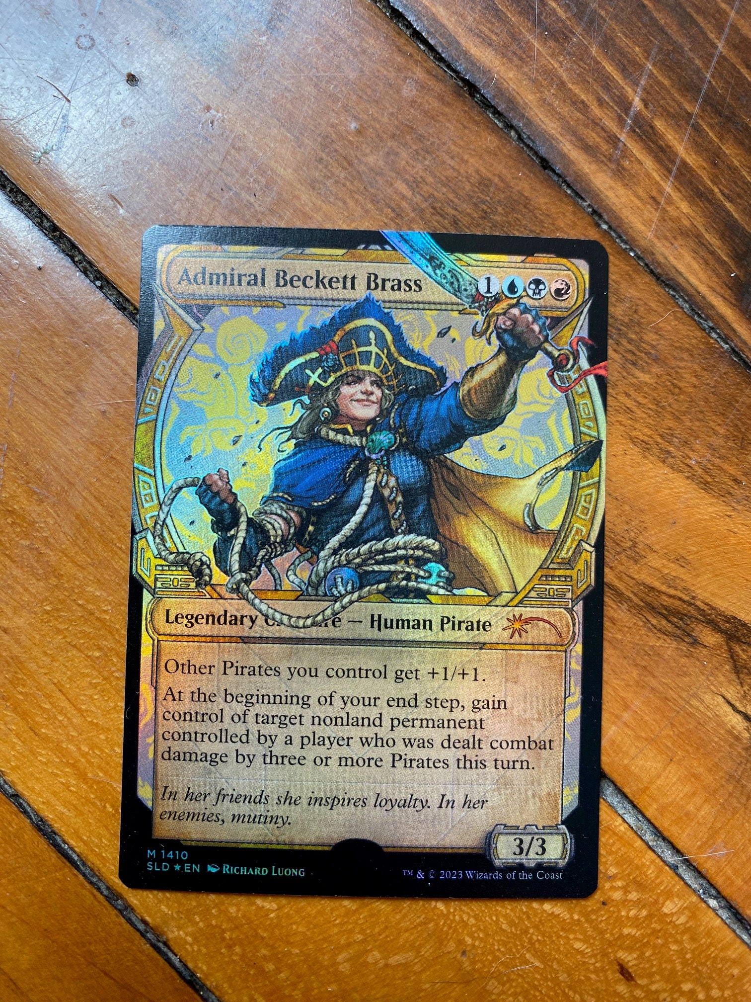 Admiral Beckett Brass Showcase - Magic the Gathering Artist Proof