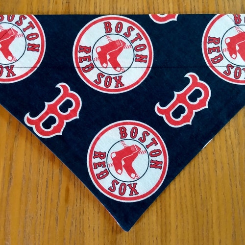 Boston Red Sox Bandana MLB Dog Bandana Etsy