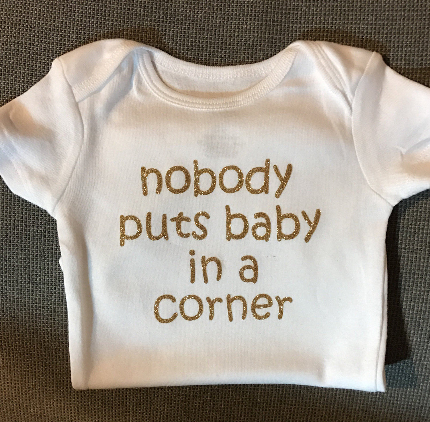 Baby One Piece Bodysuit Tshirt TShirt nobody puts baby Etsy