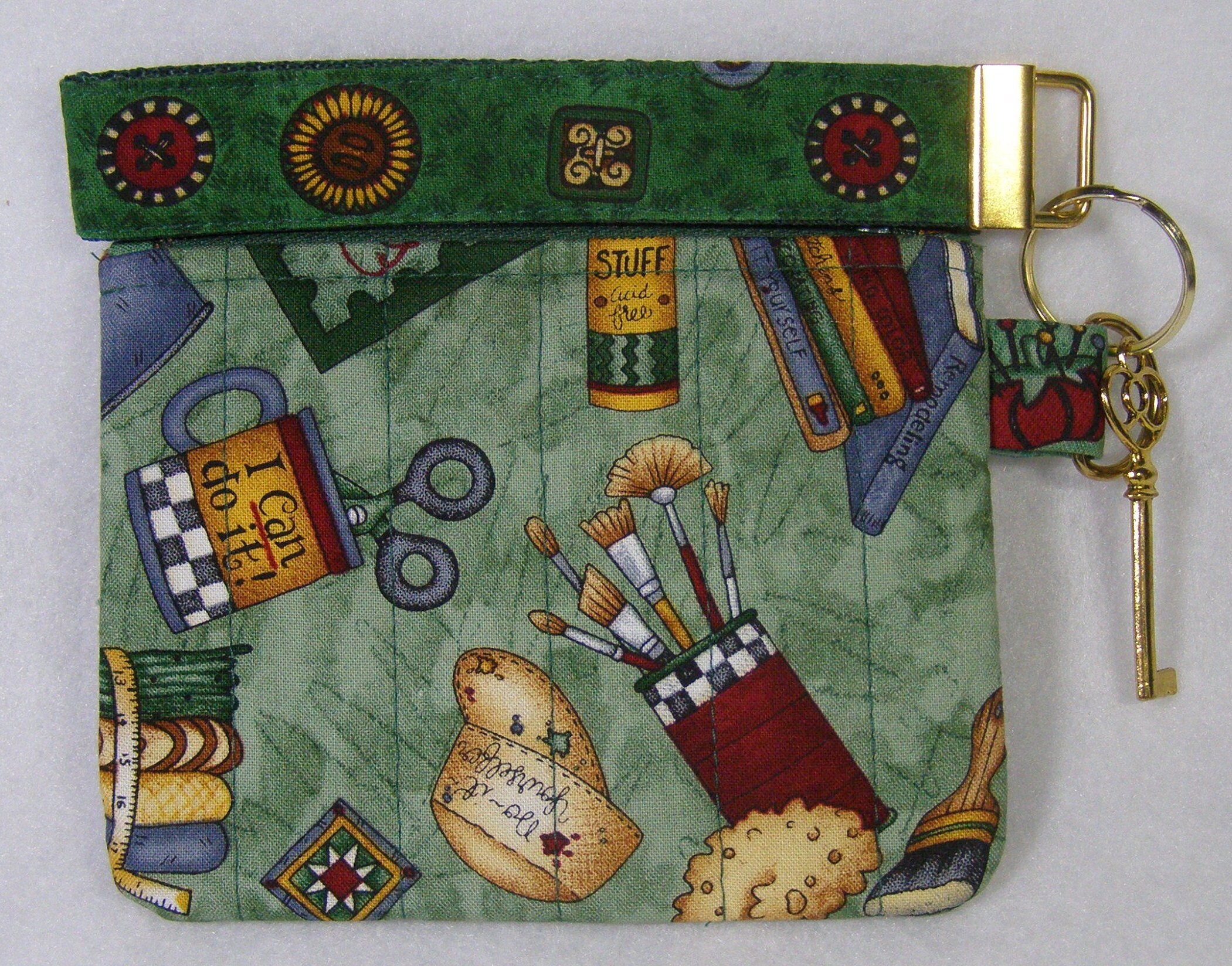 Wristlet Purse with Key Fob