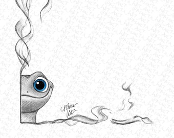 FZ01 - ファンアートプリント - ブルーニ