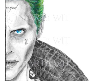 Featured image of post Joker Half Face Drawing Easy Batman and joker half face drawing using faber castell polychromes color pencils the joker is a supervillain and the archenemy of batman