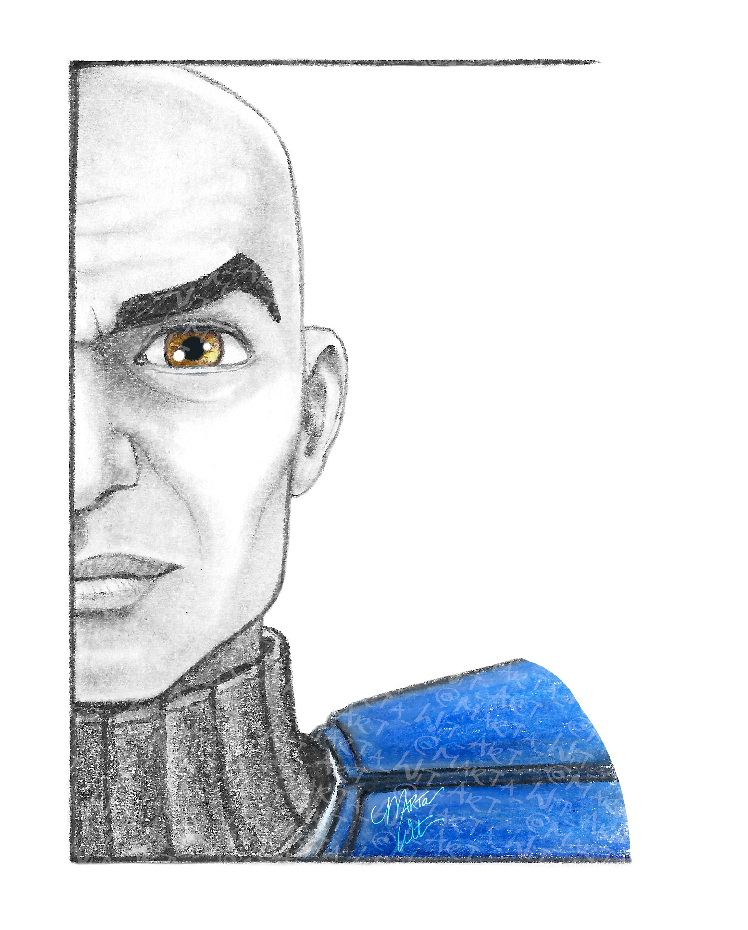 Sw Fan Art Print Captain Rex Etsy Sw Fan Art Print Captain Rex Etsy