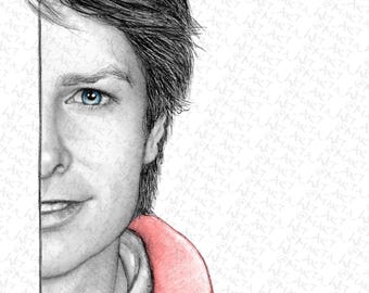 BTTF02 - Fan Art Print - Marty