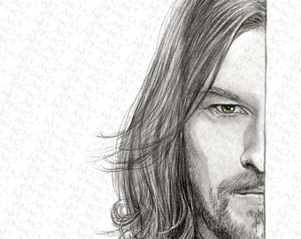 LOTR07 - Fan Art Print - Boromir