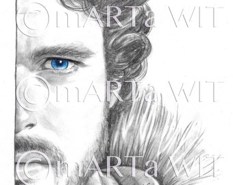 GOT02 - Fan Art Print - Robb Stark