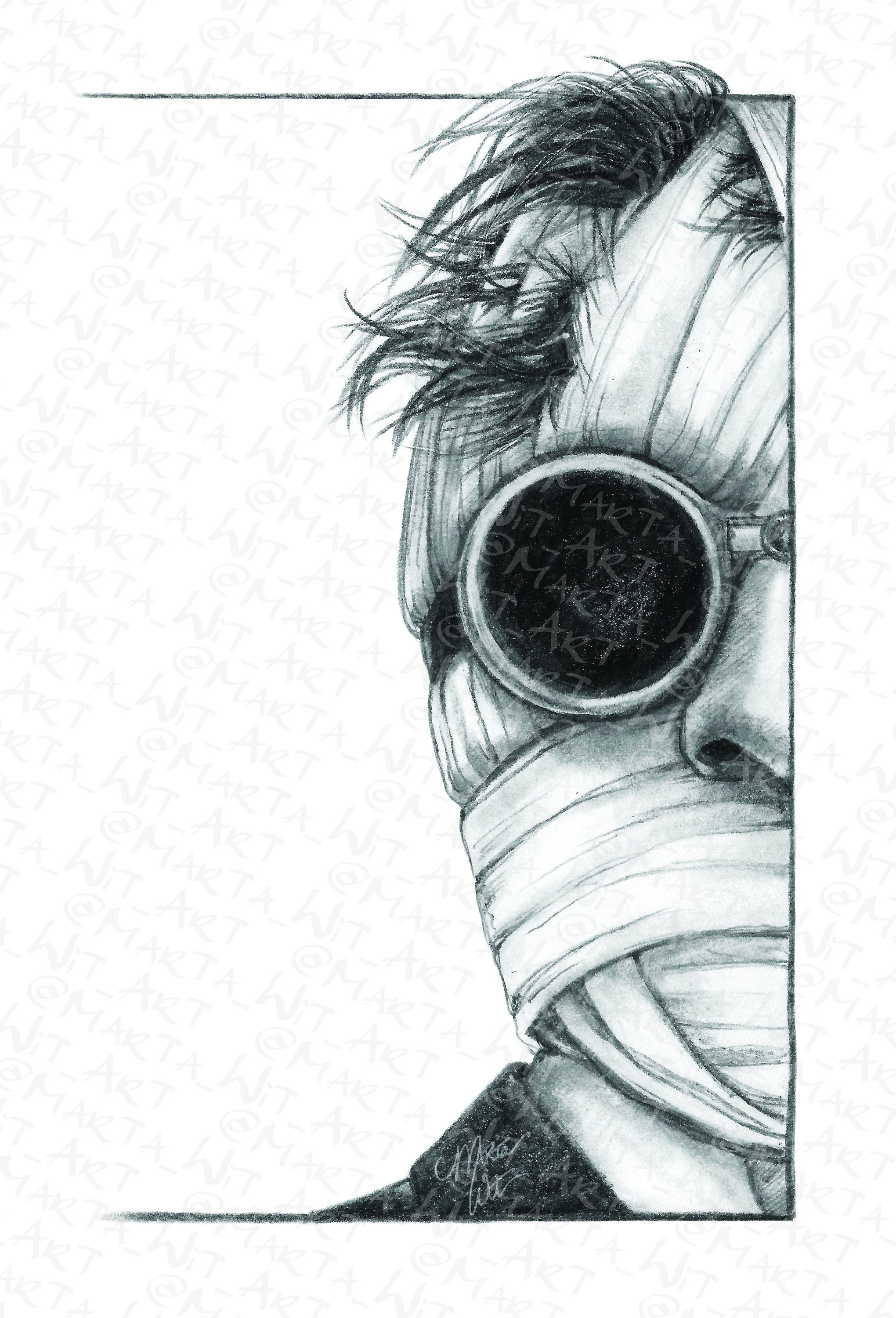 HR14 Fan Art Print Invisible Man 4x6 - Etsy Canada