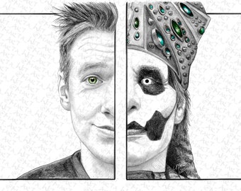 GST00P - Fan Art Print - Fantôme (12 x 18)