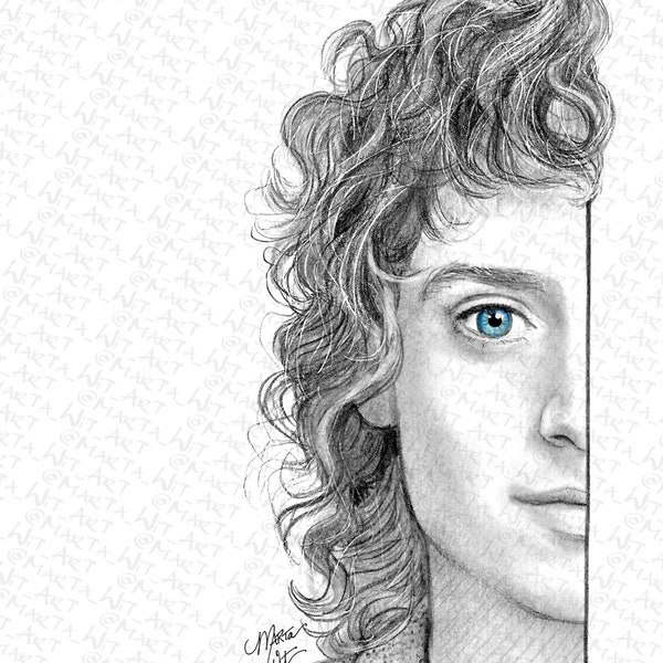 LOTR01 - Fan Art Print - Frodo