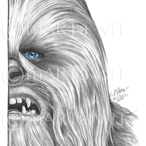 SW06 - Fan Art Print - Chewbacca