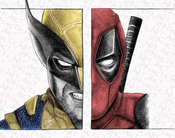 MARVEL00P - Best Buds D&W Forever (12x18)