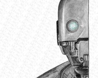 SW36 - Fan Art Print - K-2SO