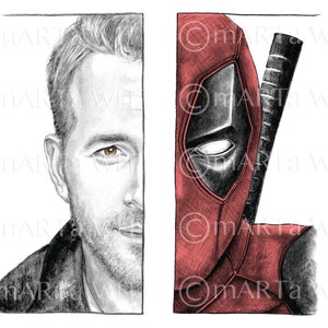 MARVEL00P - Bad Deadpool, Good Deadpool Poster (12x18)