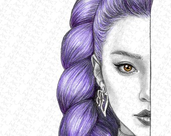 KPOP02 - Fan Art Print - Huntrx