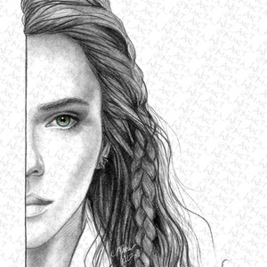 MARVEL62 - Fan Art Print - Natasha