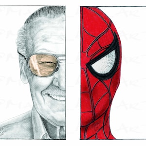 MARVEL00P - Hochwertig! - Stan Lee Tribut Poster (12x18)