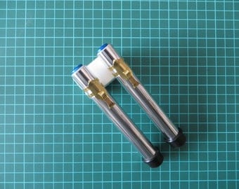 Set of 2 Cylinder code dosimeter replica for imperial officer whit brass clip SW prop