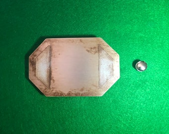 Rebel octagonal Buckle for Luke ep.5 ESB replica SW for 2" leather belt