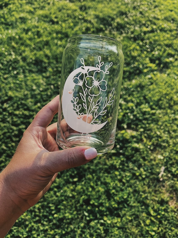 Wildflower Moon Can Cup Beer Glass Iced Coffee Glass -  Denmark