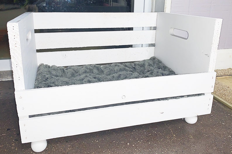 Rustic Cat Small Dog Bed Insert Included Puppy Bed Etsy