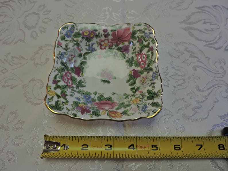 Crown Staffordshire Thousand Flowers Rimmed Bowl