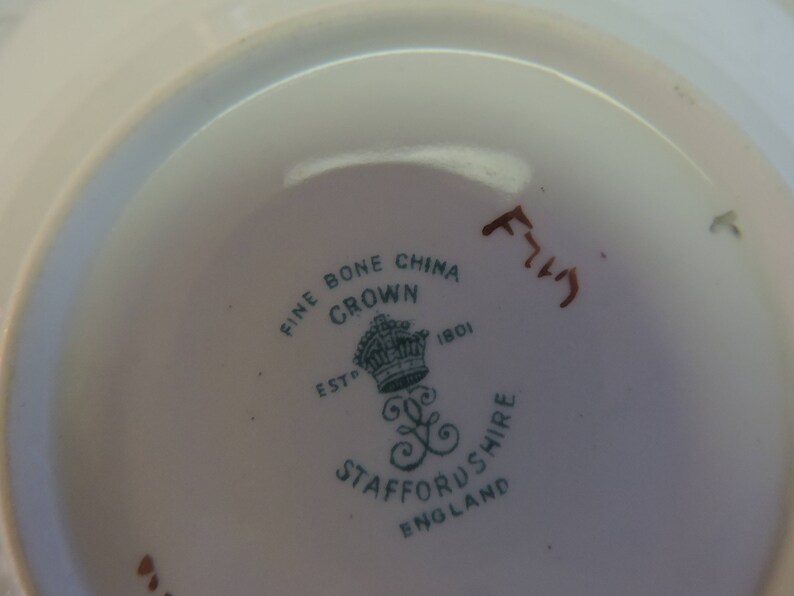 Crown Staffordshire Thousand Flowers Rimmed Bowl