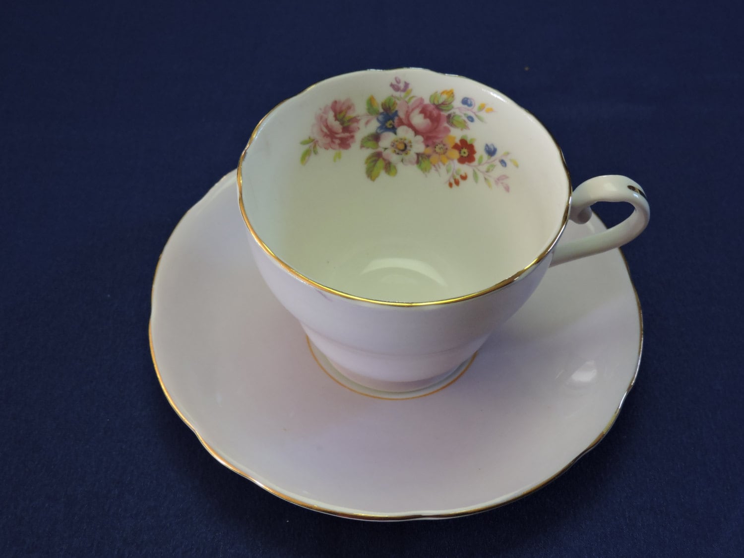 Vintage Aynsley Tea Cup Light Pink Tea Cup English Bone China Tea Cup