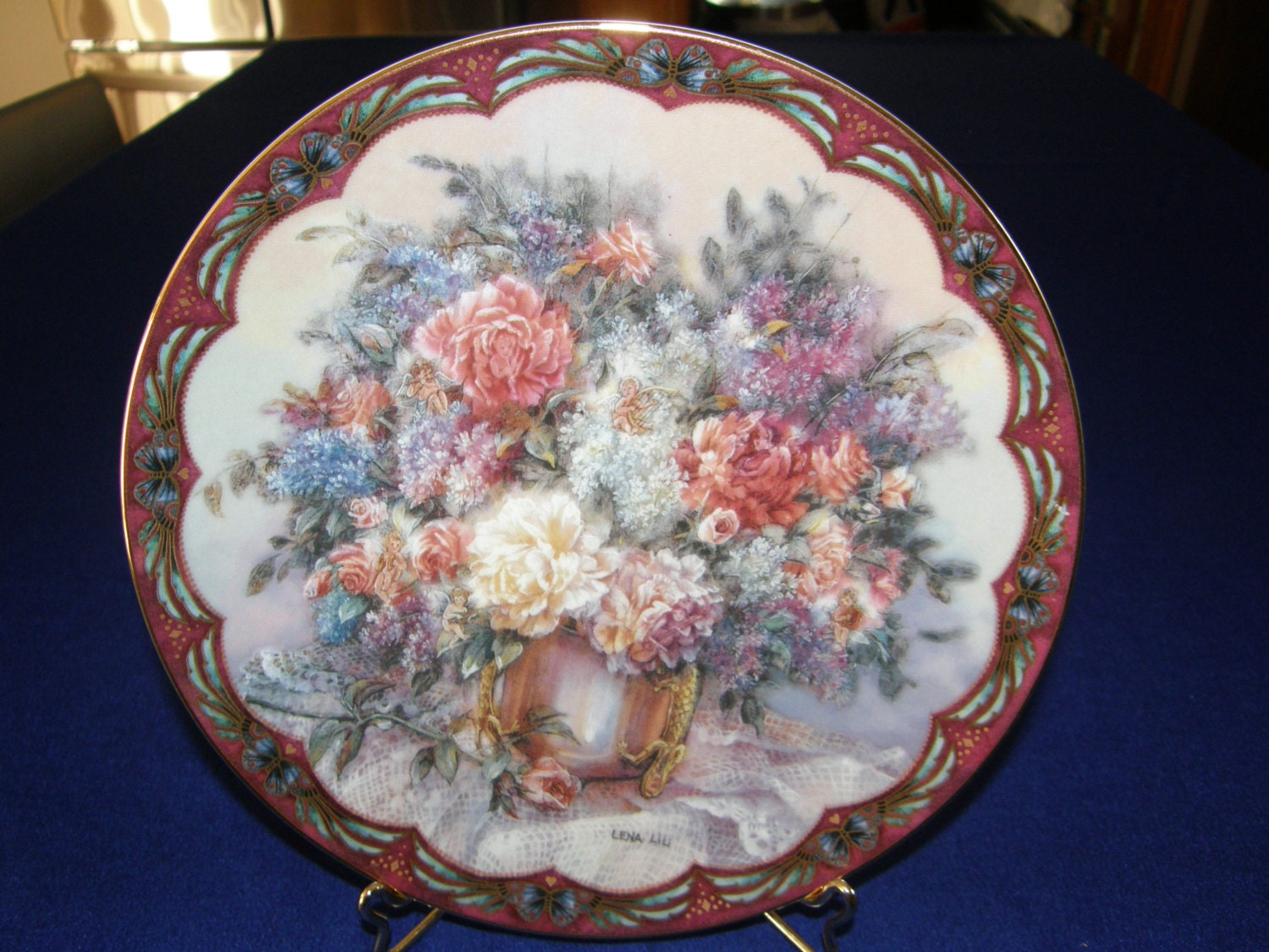 Lena Liu's Flower Fairies Plate/magic Makers Etsy