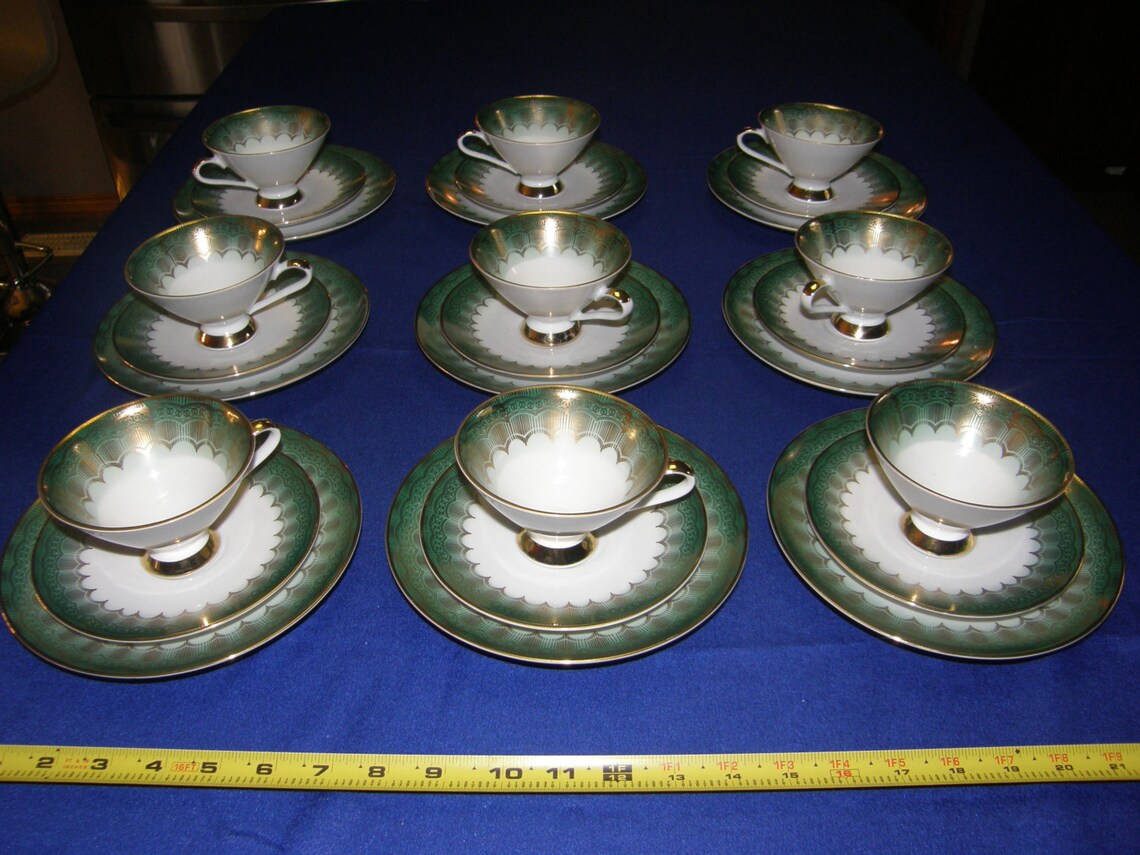 Mitterteich Bavaria Fine China 27pc Luncheon Dish Set | Etsy