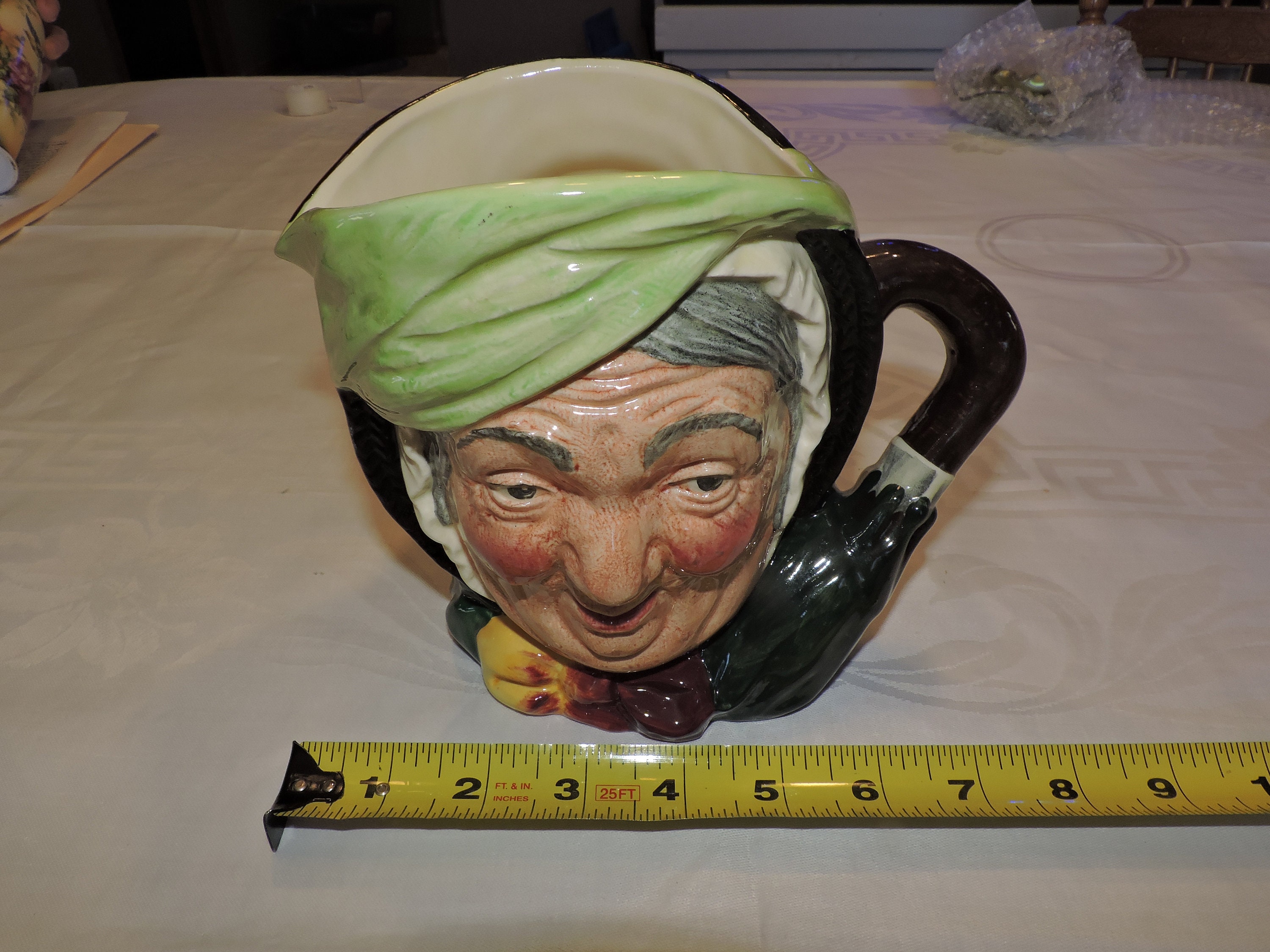 Vintage Royal Doulton Large Toby Jug "sairey Gamp"