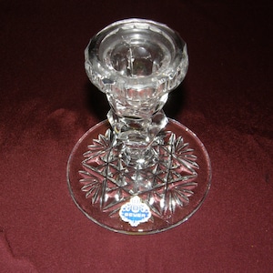 BEYER - BLEIKRISTALL Crystal Candle Holder - West Germany