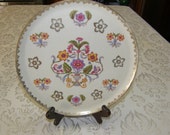 Vintage RS Germany Reinhold Schlegelmilch Tillowitz Teal Mark 8 quot Cabinet Cake Plate