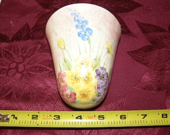 Hand Painted RADFORD POTTERY of England Wall Pocket or Hanging Vase