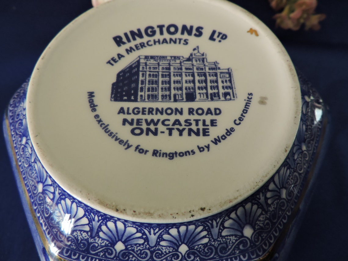 Vtg Ringtons Tea Merchant Water Jug/Bowl Etsy