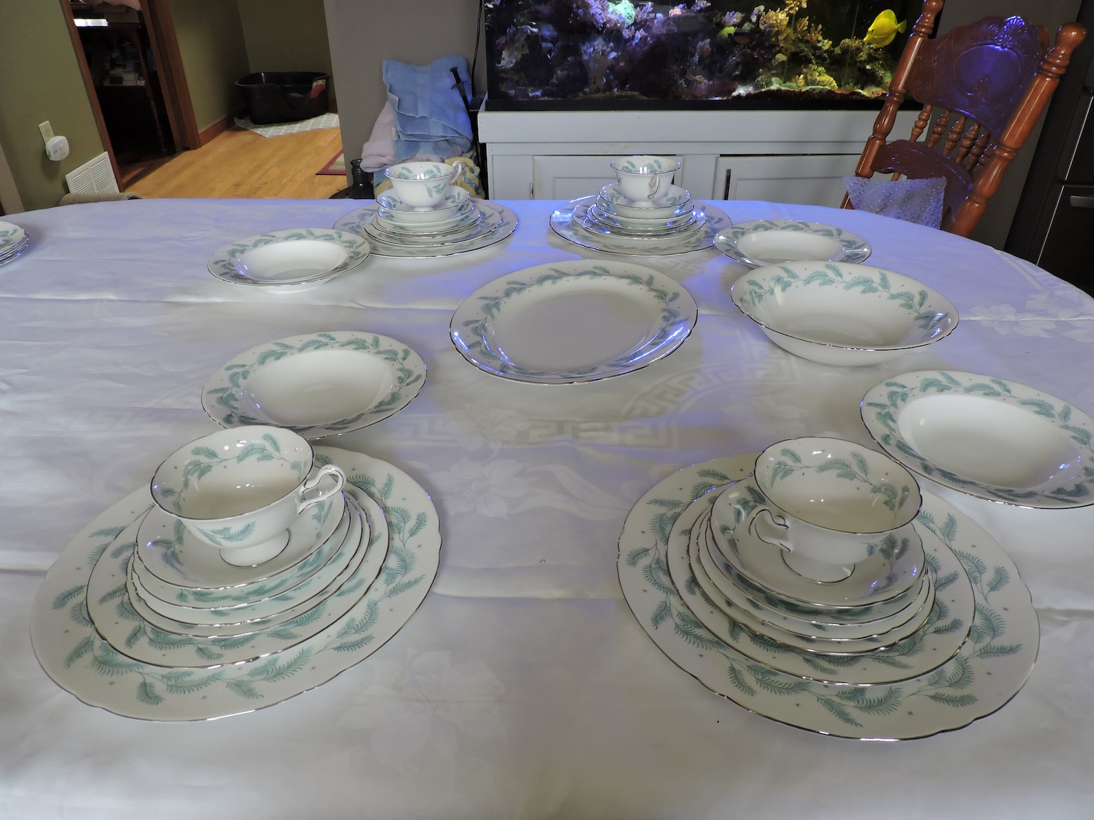 Shelley Fine Bone China 7 Pc. Place Settings Serenity 13791 Etsy