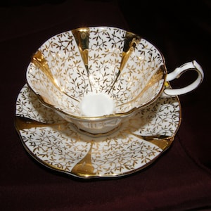 Queen Anne Teacup and Saucer - 5693