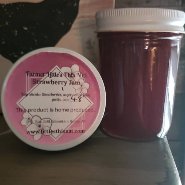 Homemade Strawberry Jam and unique flavors