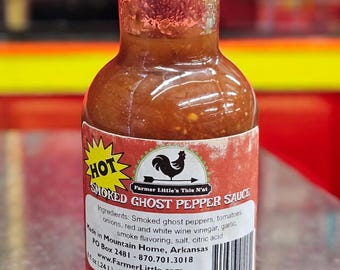Smoked Ghost Pepper Hot Sauce