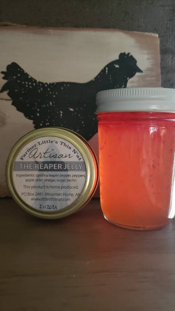 Carolina Reaper Jelly Etsy