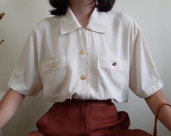 vintage chiffon blouse