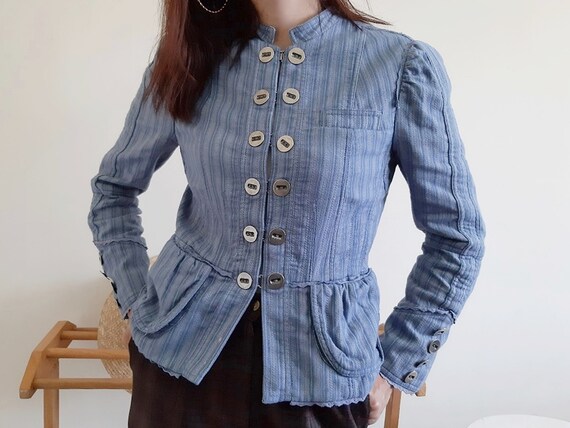 blue summer jacket womens