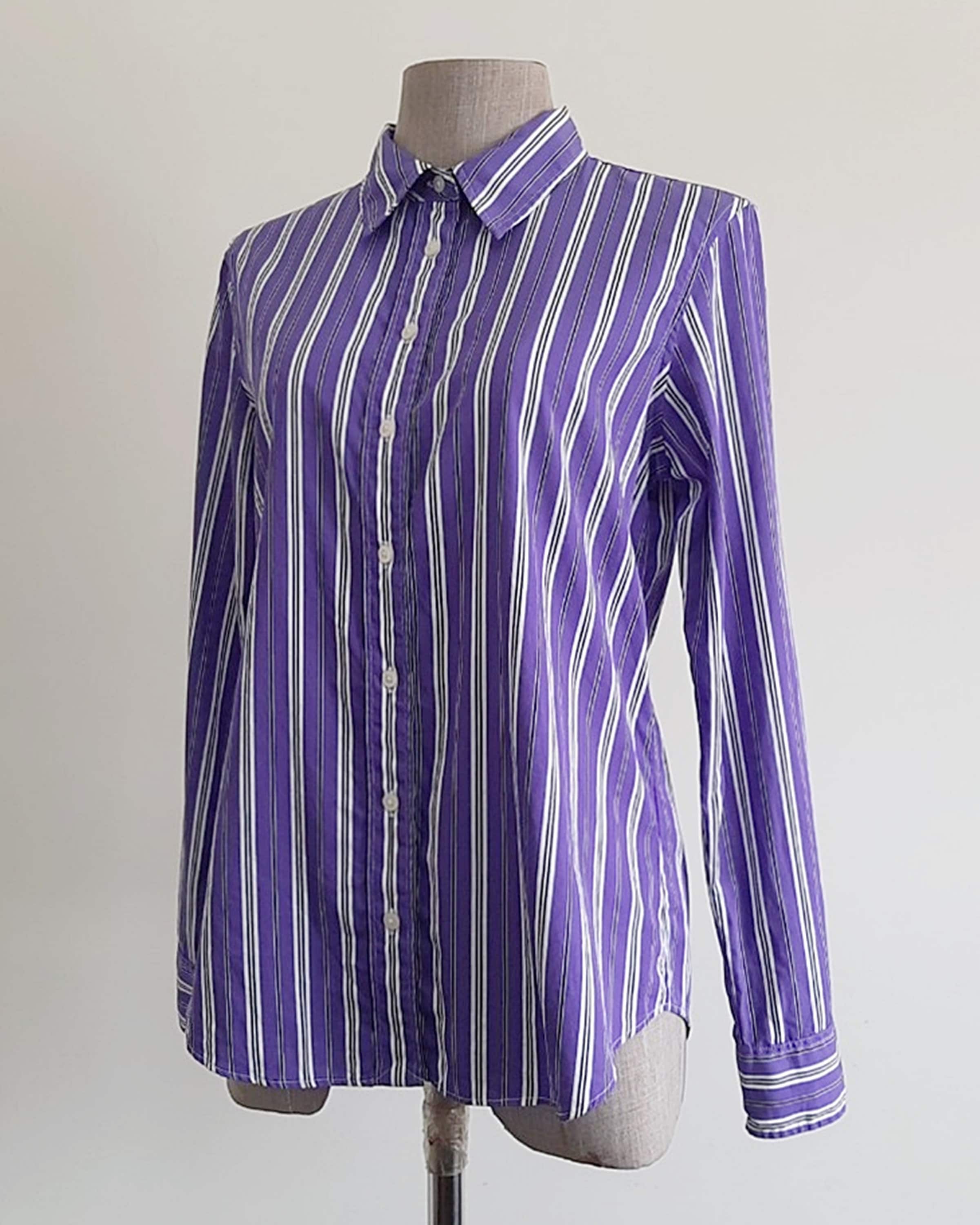 売れ筋商品|||ラルフローレン シャツ レディース トップス STRETCH SLIM FIT COTTON SHIRT - Button-down blouse - medium purple 楽天市場】パープル（ブランドラルフローレン）（シャツ