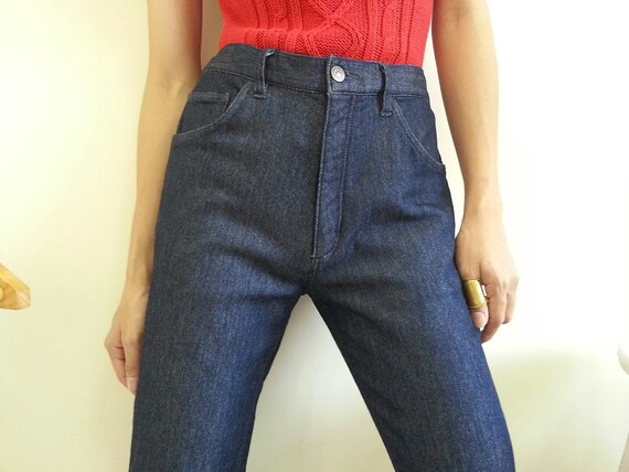 elastic waist blue jeans womens