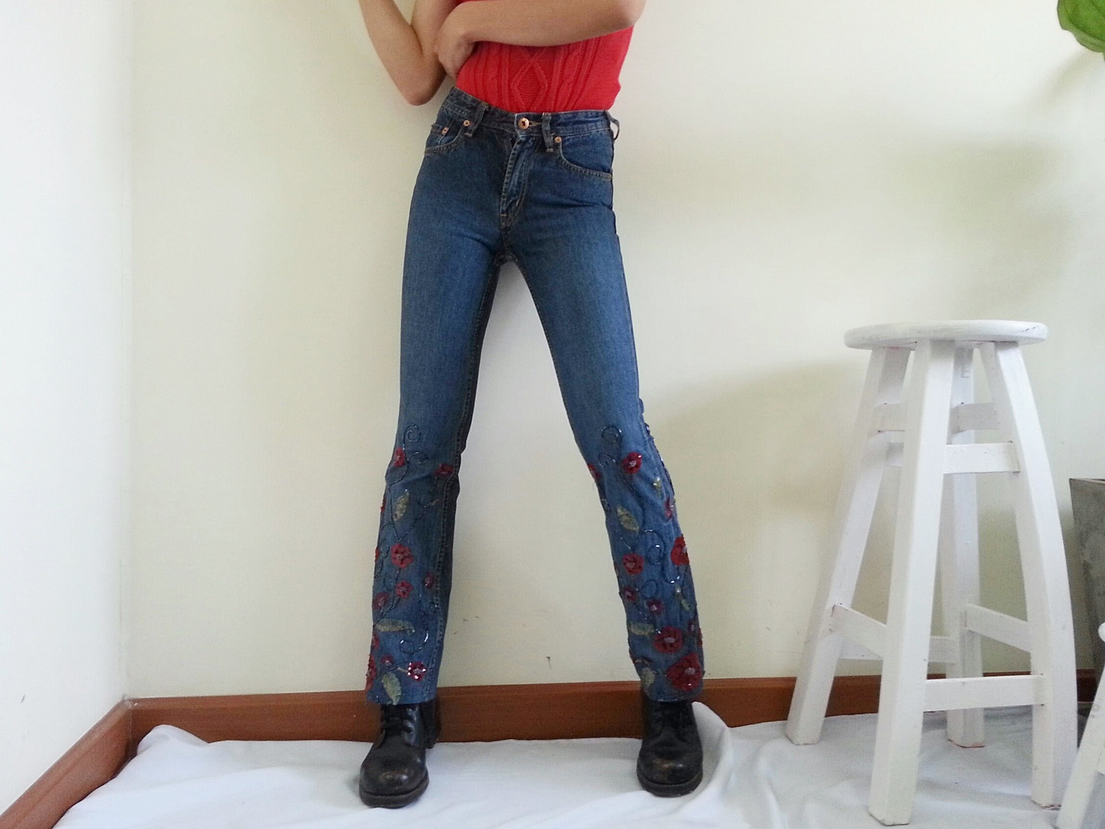 100 cotton womens bootcut jeans