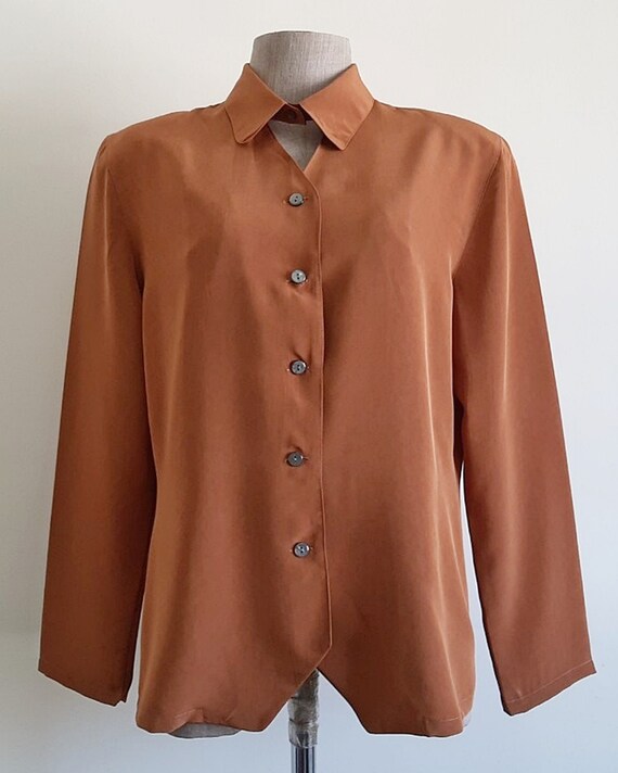 Camicetta marrone best sale