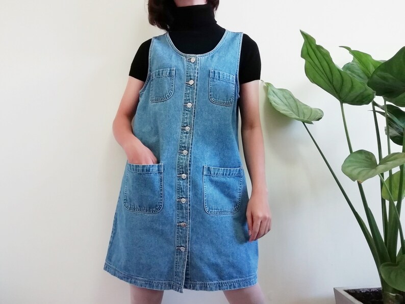jean jumper dress womens