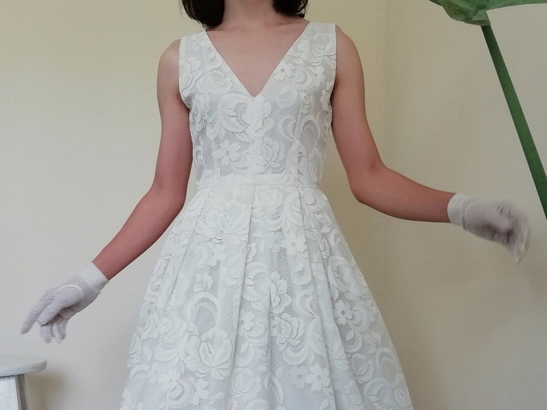 womens ivory lace dress