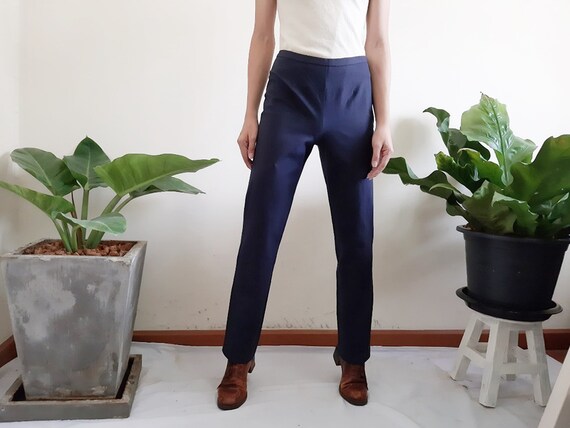 blue work trousers womens