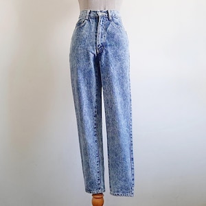 Jean fuselé bleu vintage 24 po. Jeans taille haute pour femmes Jeans en denim Jeans taille haute Jeans maman Jeans en coton Jeans rétro Boho Jeans XS