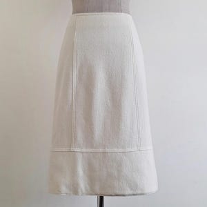 XS Vintage ANNE KLEIN Wollrock Damen A-Linienrock knielang Designerrock Herbstrock Winterrock Bürorock Arbeitsrock